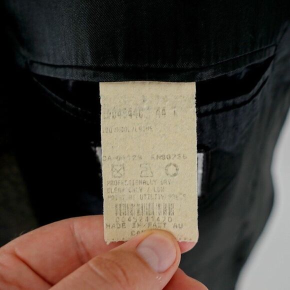 Jos A Bank Brown Tweed‎ Wool Bamboo Birdseye 42R Sport Coat 2 Button - Picture 11 of 14